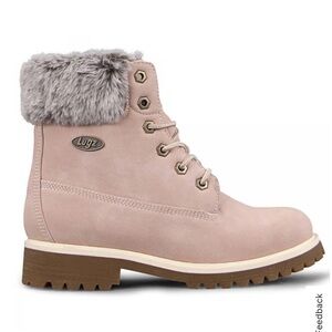 Lugz Women’s Blush Lace-Up Faux Fur Ankle Boot